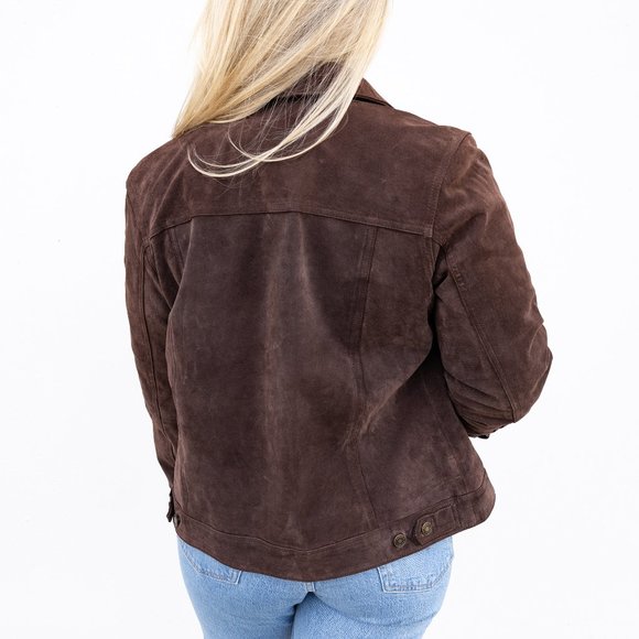 Vintage Brown Leather Jacket - Picture 4 of 7
